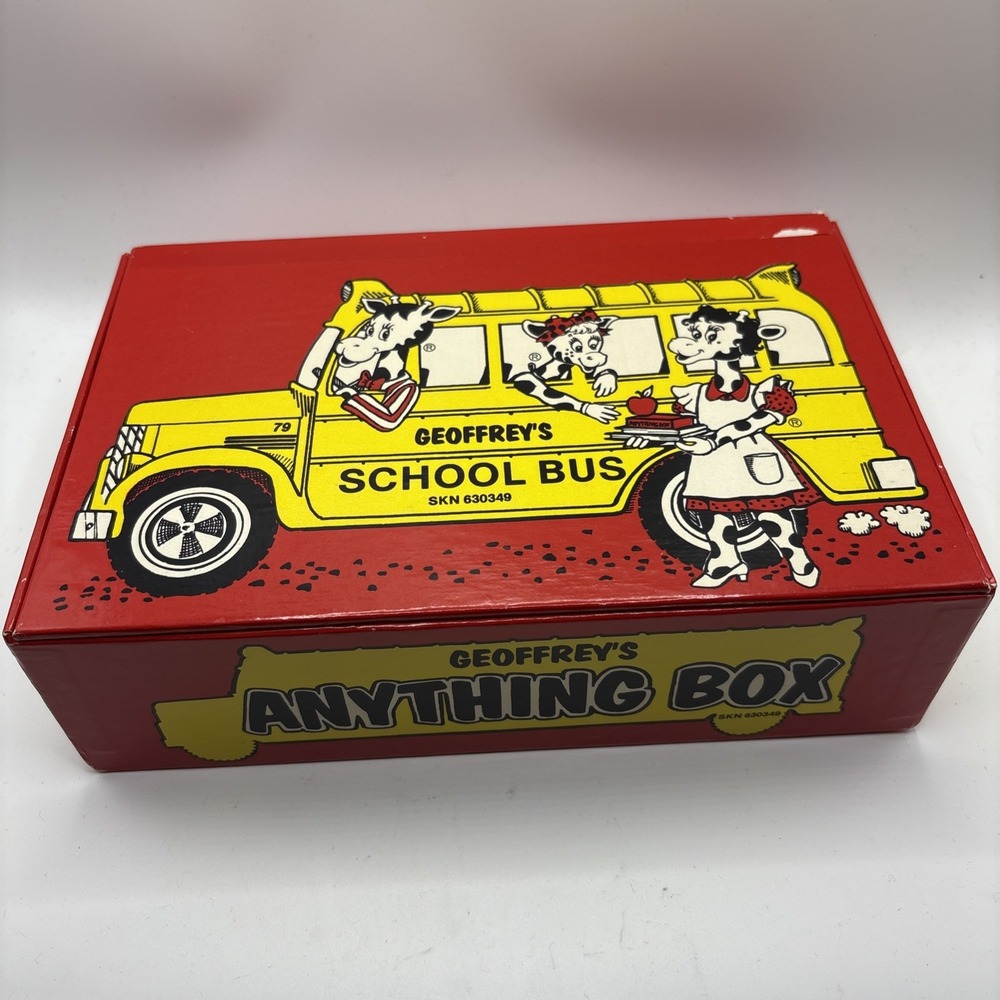 Vintage Geoffrey's Anything Box -‎ 1973 Toys R Us Art Storage Pencils Giraffe